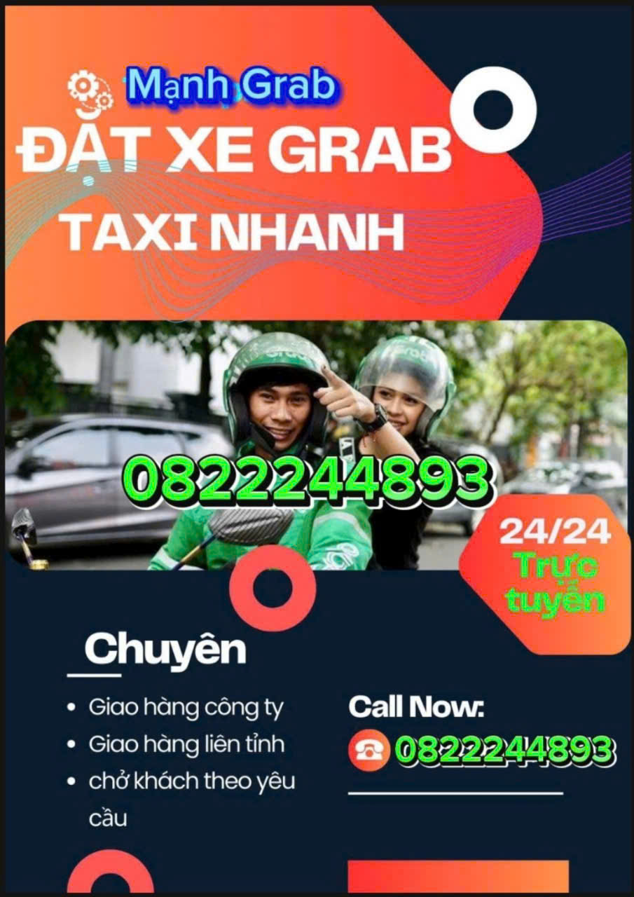 XE ÔM GRAB DƯƠNG MINH CHÂU TÂY NINH