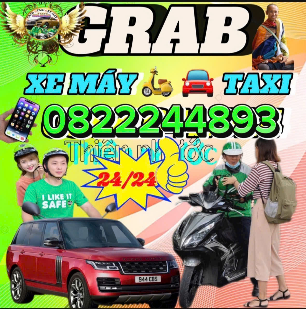 XE ÔM GRAB MỸ HẠNH BẮC ĐỨC HÒA